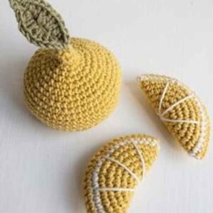 Receita de amigurumi em PDF - Limão