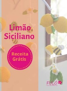 Receita de amigurumi gratuito - Limão Siciliano