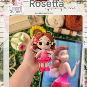 Receita de amigurumi gratuita - Rosetta