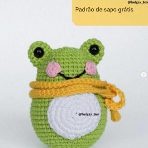 Receita de amigurumi gratuita - Sapo