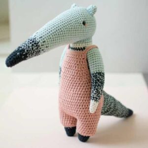 Receita de amigurumi em PDF - Monty Tamanduá