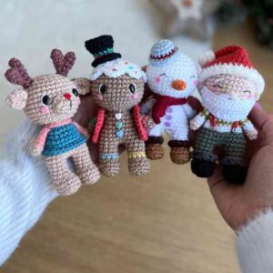 Receita de amigurumi em PDF  - Coleção Natal