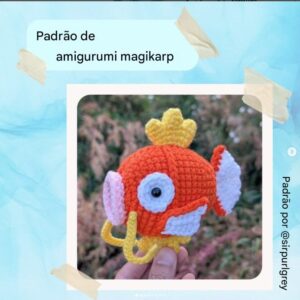 Receita de amigurumi gratuita - Magikarp