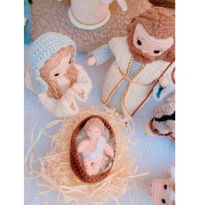 Receita de amigurumi em PDF - Presépio Dos Sonhos - Sagrada Familia