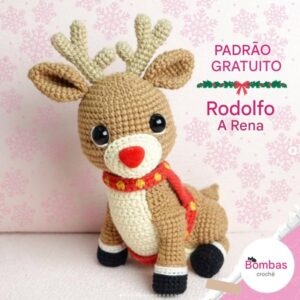 Receita de amigurumi gratuita - Rodolfo a Rena