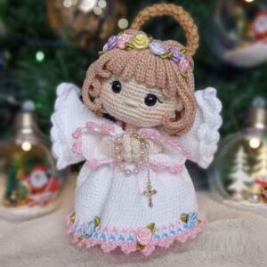 Receita de amigurumi em PDF - Anjinha