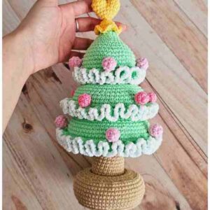 Receita de amigurumi em PDF - Arvore de Natal Educativa