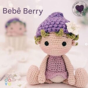 Receita de amigurumi gratuita - Boneca Bebê Berry