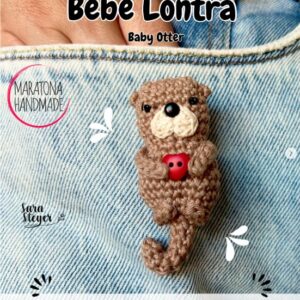 Receita de amigurumi gratuita - Bebê Lontra