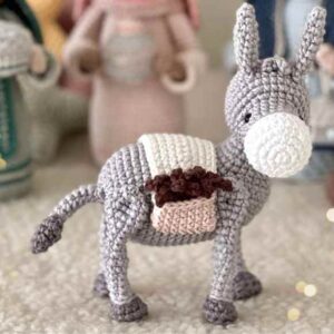 Receita de amigurumi em PDF - Burrinho