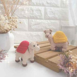 Receita de amigurumi em PDF - Dromedário