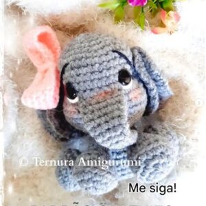 Receita de amigurumi gratuita - Elefanta