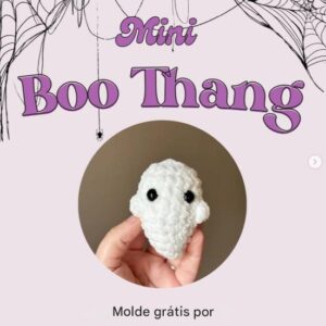Receita de amigurumi gratuita - Fantasminha