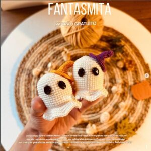 Receita de amigurumi gratuita - Fantasmita