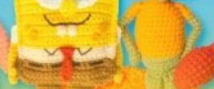 Bob Esponja ganha versão em crochê com kits exclusivos da Linhas Corrente