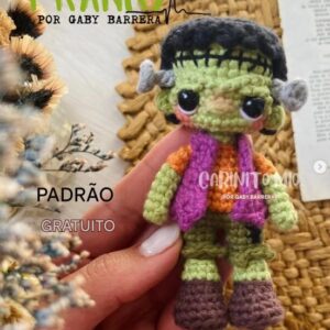 Receita de amigurumi gratuita - Franky
