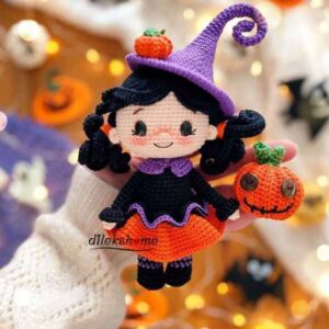 Receita de amigurumi em PDF - Boneca Glenda