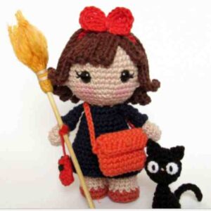 Receita de amigurumi em PDF - Kiki & JiJi