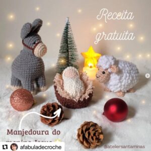 Receita de amigurumi gratuita - Manjedoura