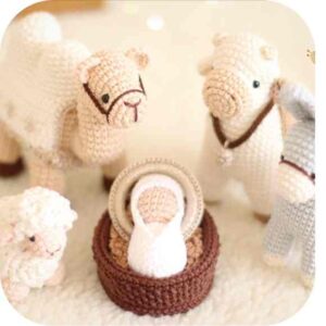 Receita de amigurumi em PDF - Menino Jesus