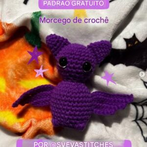Receita de amigurumi gratuita - Morcego