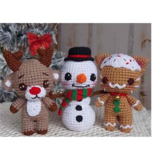 Receita de amigurumi em PDF - Natal