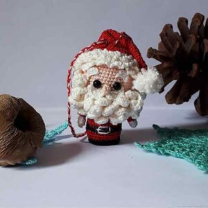 Receita de amigurumi em PDF - Papai Noel