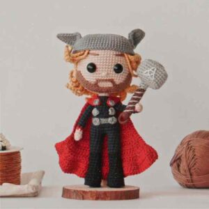 Receita de amigurumi em PDF - Thor