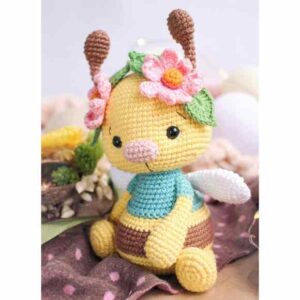 Receita de amigurumi em PDF - Abelha