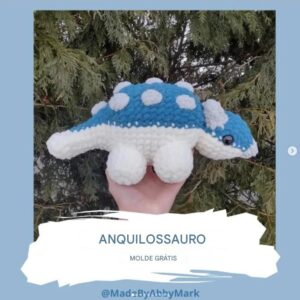 Receita de amigurumi gratuito - Anquilossauro
