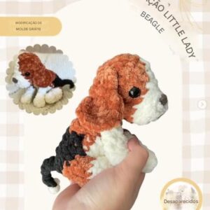 Receita de amigurumi gratuita - Lady Beagle