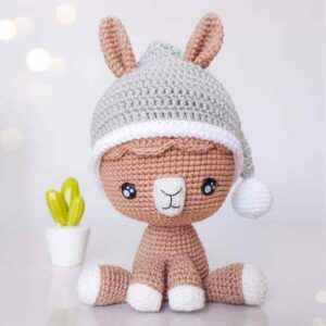 Receita de amigurumi em PDF - Charlie a Lhama