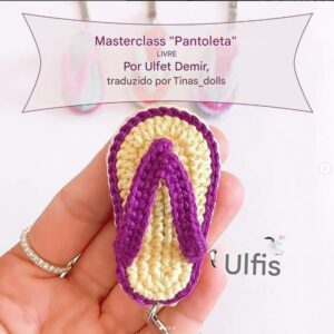 Receita de amigurumi gratuita - Chinelo