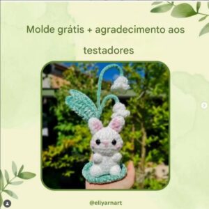 Receita de amigurumi gratuita - Coelho