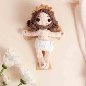Receita de amigurumi em PDF - Cristo Crucificado