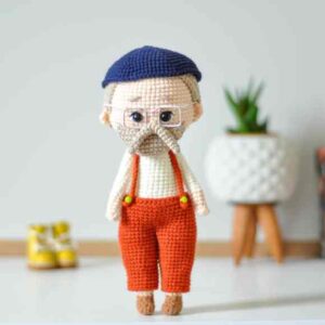 Receita de amigurumi em PDF - Vovô DeDe