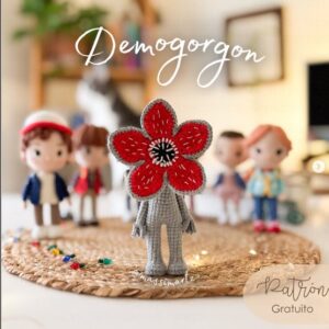 Receita de amigurumi gratuita - Demogorgom