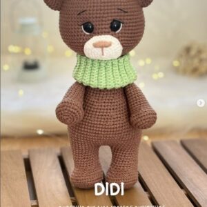 Receita de amigurumi gratuita - Didi o Ursinho