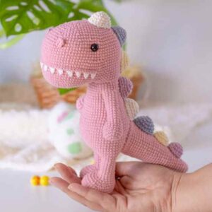 Receita de amigurumi em PDF - Diego o Dinossauro