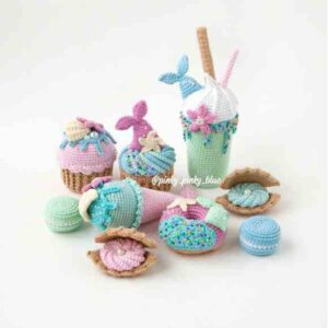 Receita de amigurumi em PDF - Doces de Sereia