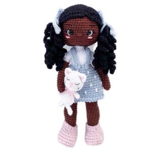 Receita de amigurumi em PDF - Boneca Duda