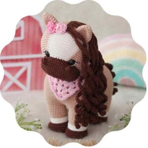 Receita de amigurumi em PDF - Égua Penélope