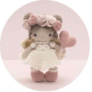 Receita de amigurumi em PDF - Emma a Fada do Amor
