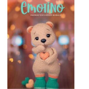 Receita de amigurumi em PDF - Urso Emotivo