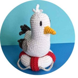 Receita de amigurumis em PDF -Gaivota