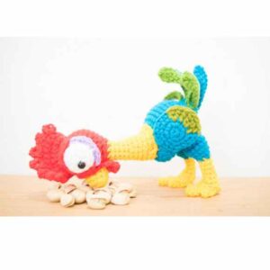 Receita de amigurumi em PDF - Galo Heihei