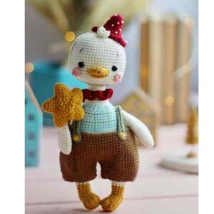 Receita de amigurumi em PDF - Ganso