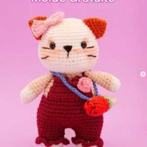 Receita de amigurumi gratuita - Lilian a gatinha