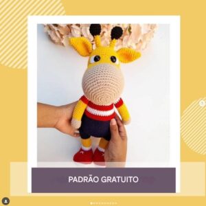 Receita de amigurumi gratuita - Girafa