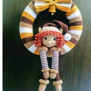 Receita de amigurumi em PDF - Guirlanda elfo